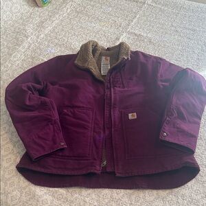 Carhartt Deep Purple Jacket with Cozy Lining